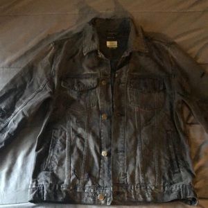 Ksubi black denim jean jacket